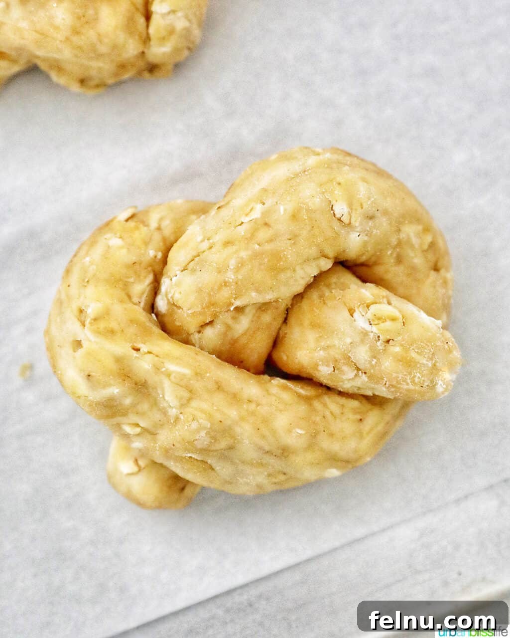 Peanut Butter Pretzel Dog Treats: A Homemade Recipe 8 dog pretzels ready to bake