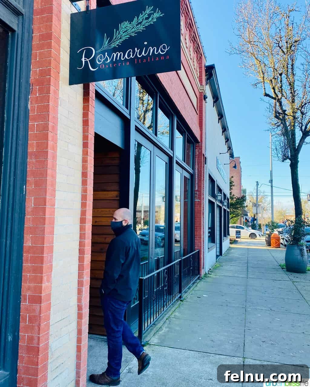 Rosmarino Trattoria: A Taste of Italy 8 Exterior of Rosmarino Osteria restaurant in Newberg, Oregon