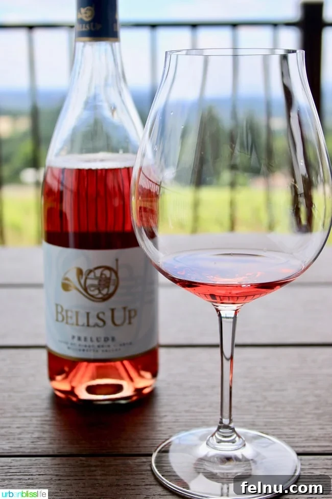 Newberg Wine Trail: A Taste of Oregon's Finest 12 Bells Up Prelude Rosé