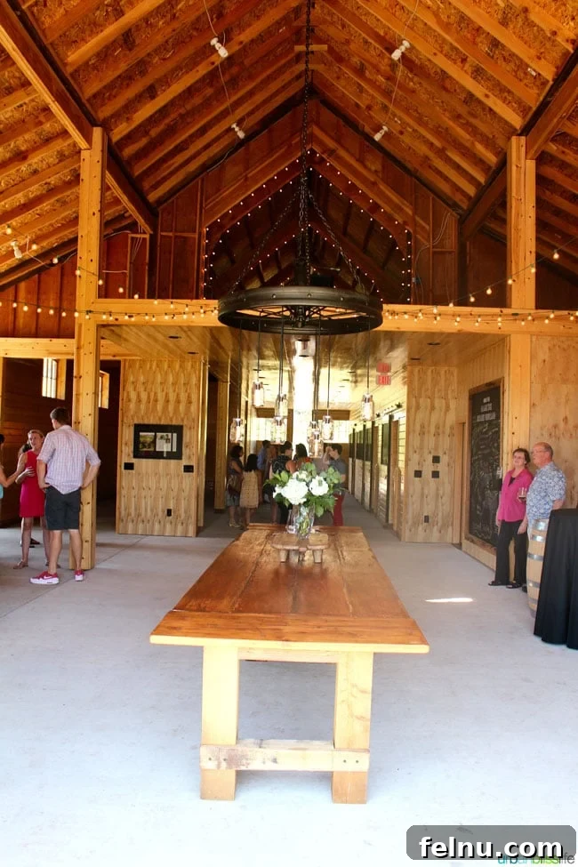 Newberg Wine Trail: A Taste of Oregon's Finest 24 Hazelfern Barn Interior