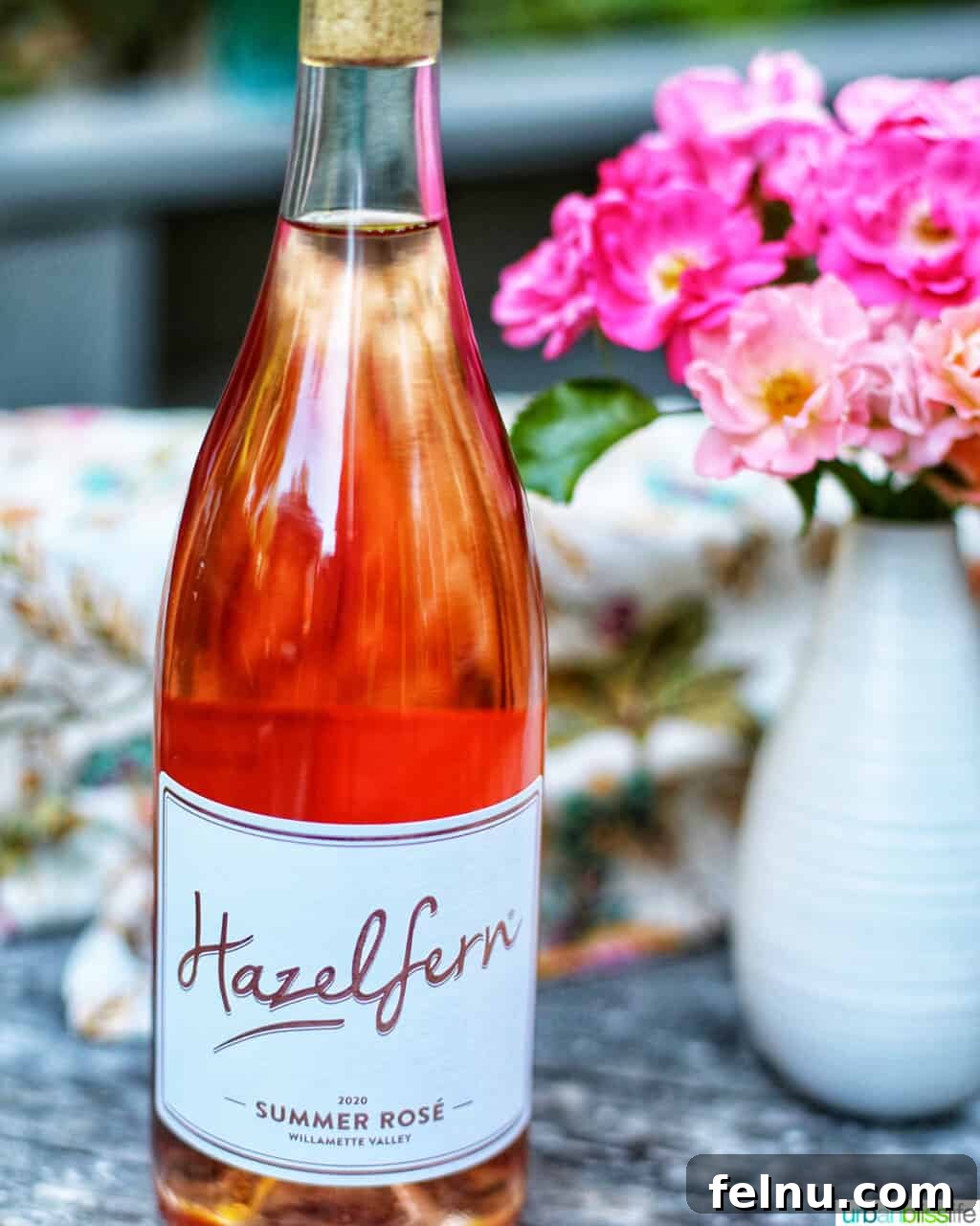 Newberg Wine Trail: A Taste of Oregon's Finest 26 Hazelfern Rosé Bottle