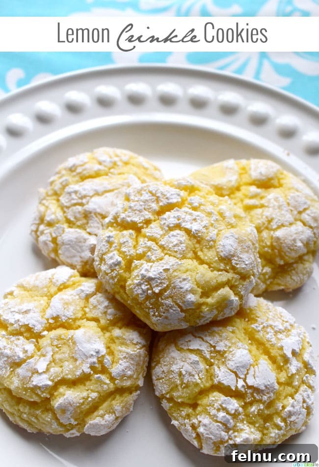 Matcha Magic Crinkles 22 Lemon Crinkle Cookies