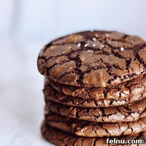 Matcha Magic Crinkles 23 Chewy Chocolate Fudge Cookies