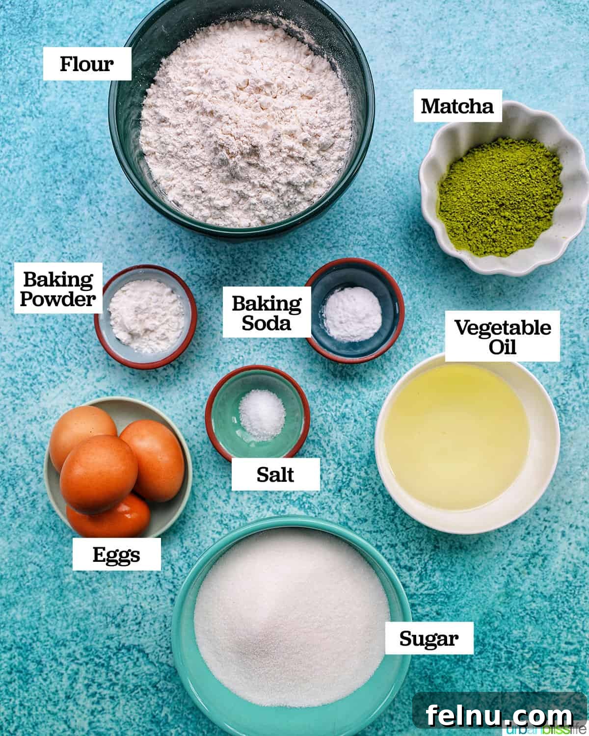 Matcha Magic Crinkles 6 Ingredients for Matcha Crinkle Cookies