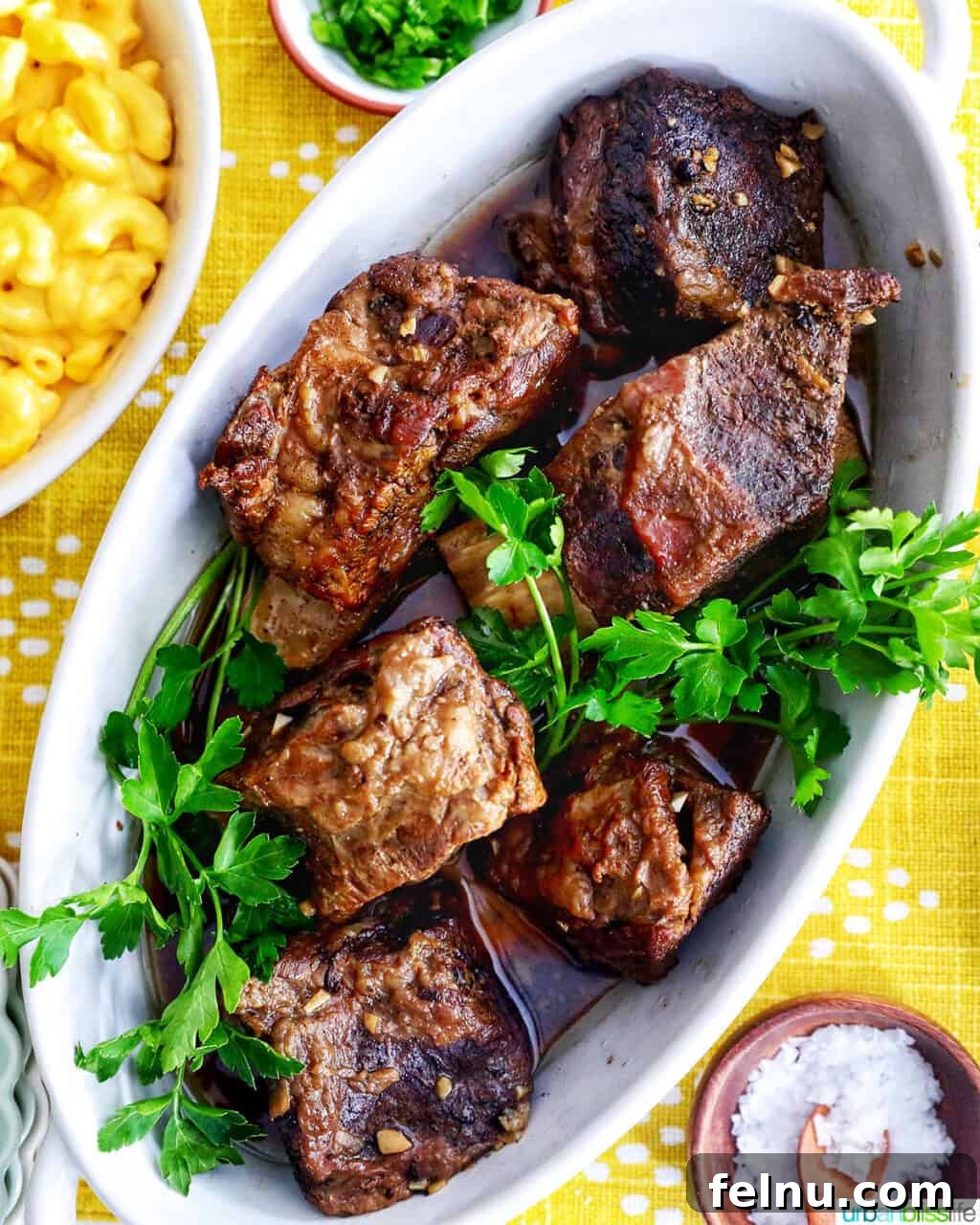 Slow Cooker Filipino-Style Beef Ribs Adobo 18 Plate of Slow Cooker Filipino Short Ribs Adobo