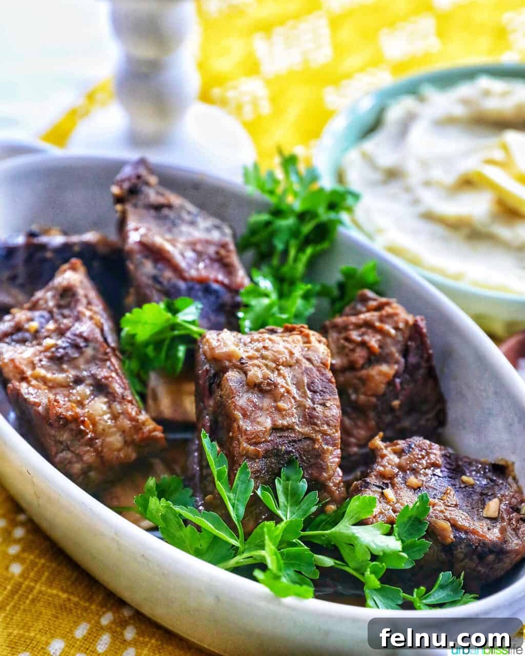 Slow Cooker Filipino-Style Beef Ribs Adobo 3 Slow Cooker Filipino Short Ribs Adobo with Mashed Potatoes