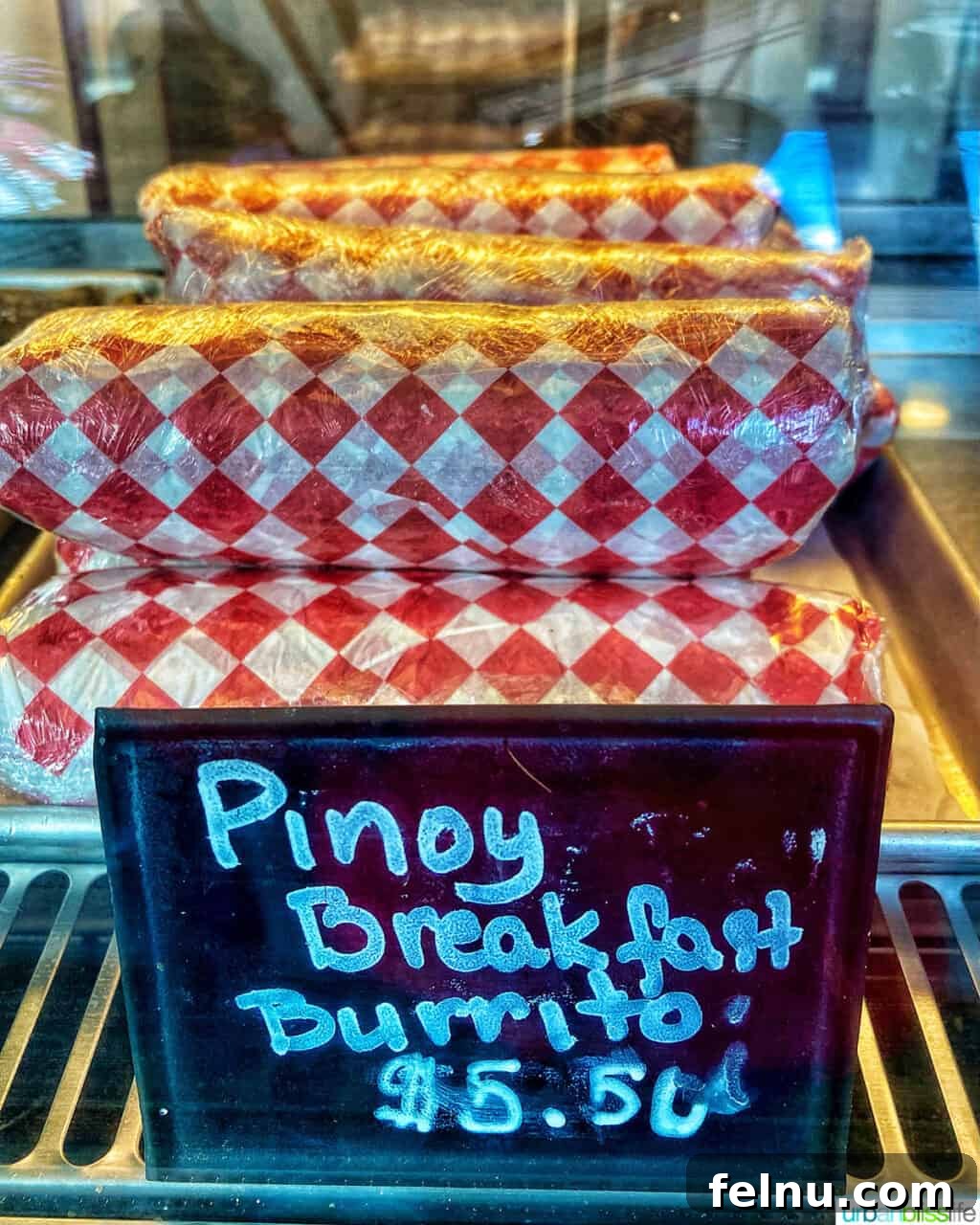St. Barbara's Filipino Delights 10 Pinoy breakfast burrito at St. Barbra's Pinoy Bakery