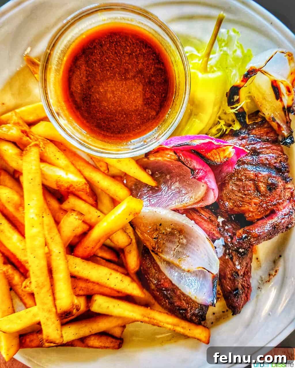 Newbergundian Bistro: A Culinary Gem 2 Steak frites at Newbergundian Bistro in Newberg, Oregon