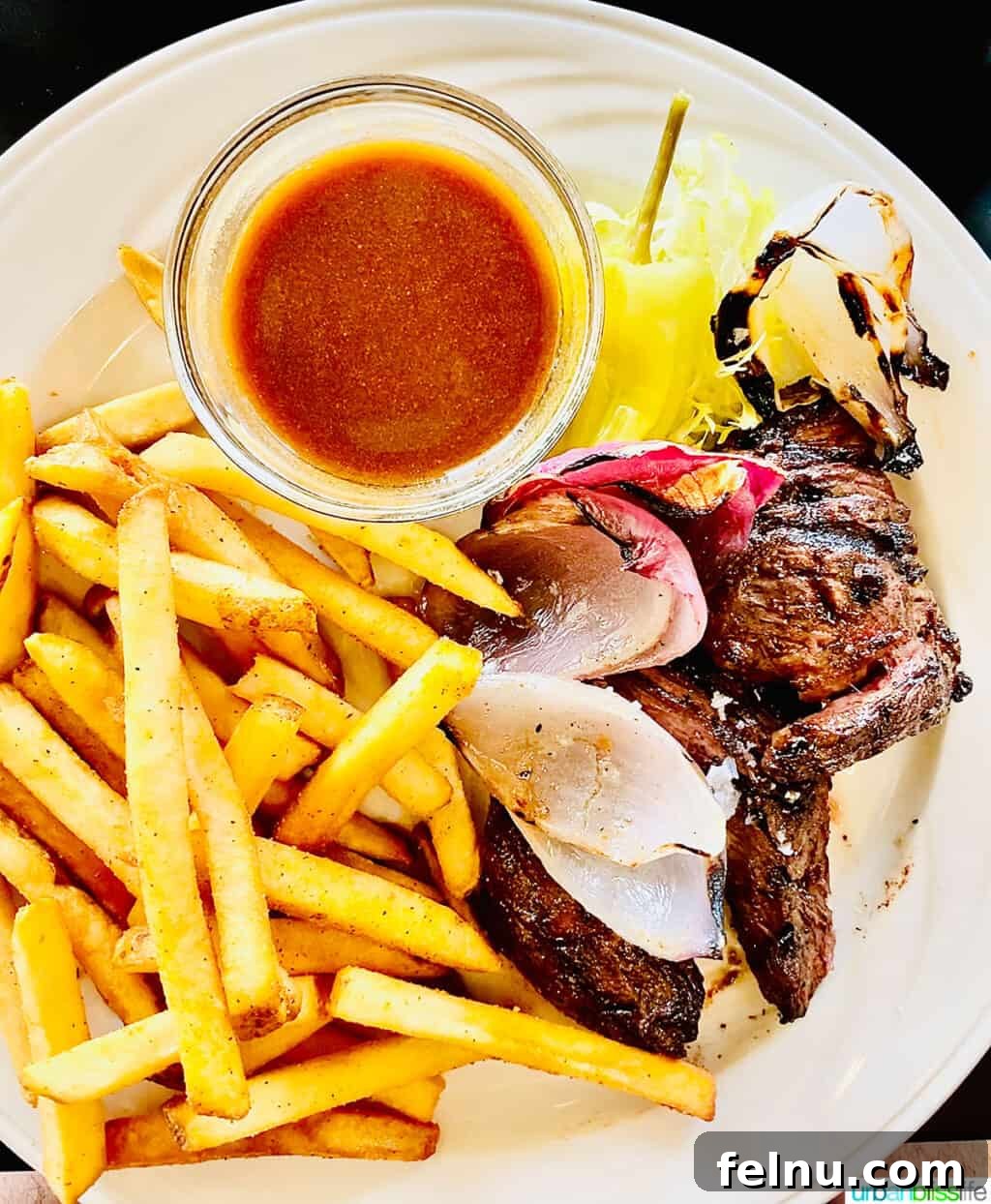Newbergundian Bistro: A Culinary Gem 4 Steak frites at Newbergundian Bistro in Newberg, Oregon