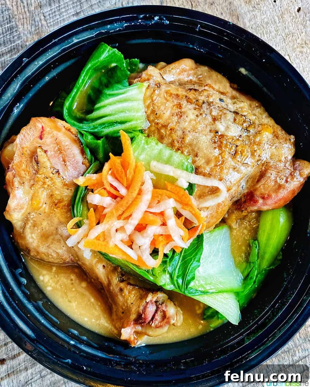 Pinoy Grab & Go 7 chicken adobo at Baon Kainan Filipino food truck