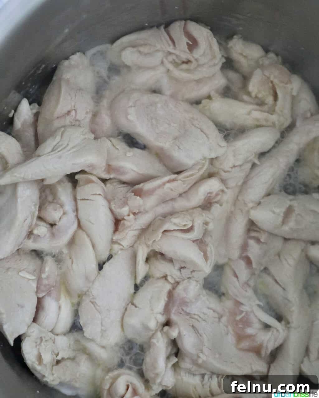 Sizzling Instant Pot Chicken Fajitas 9 Chicken cooking in the Instant Pot