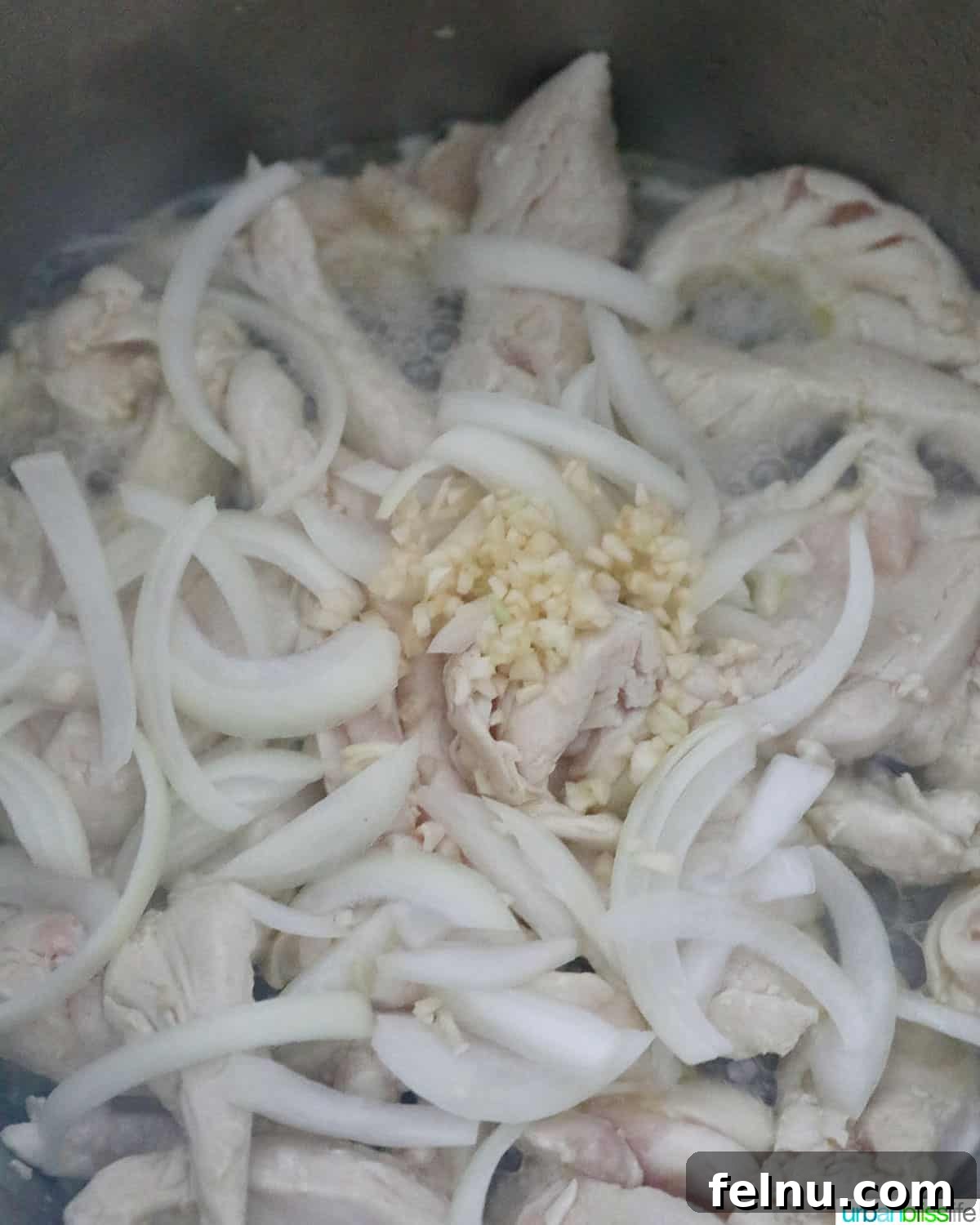 Sizzling Instant Pot Chicken Fajitas 10 Sautéing garlic and onions in the Instant Pot
