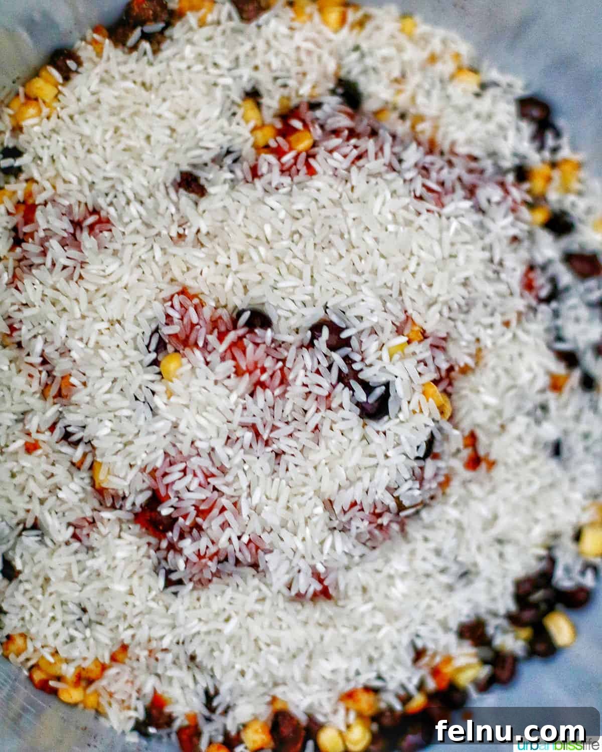 Vegetarian Burrito Bowl: A Speedy Instant Pot Delight 8 ingredients to make vegetarian burrito bowls in the instant pot
