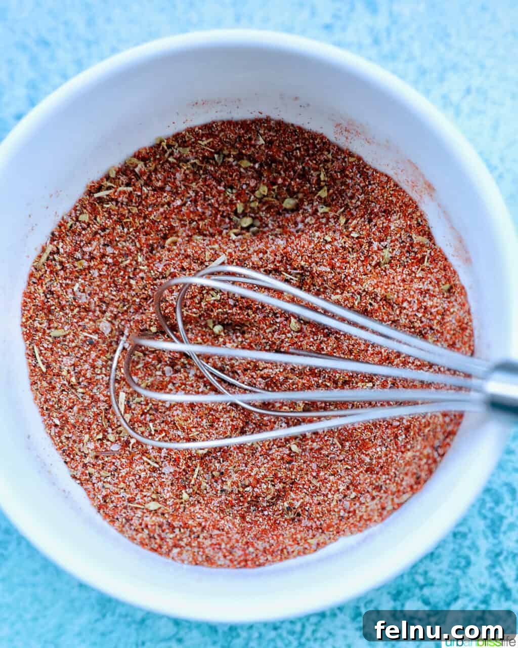 Homemade Fajita Magic 3 Whisking Together Homemade Fajita Seasoning