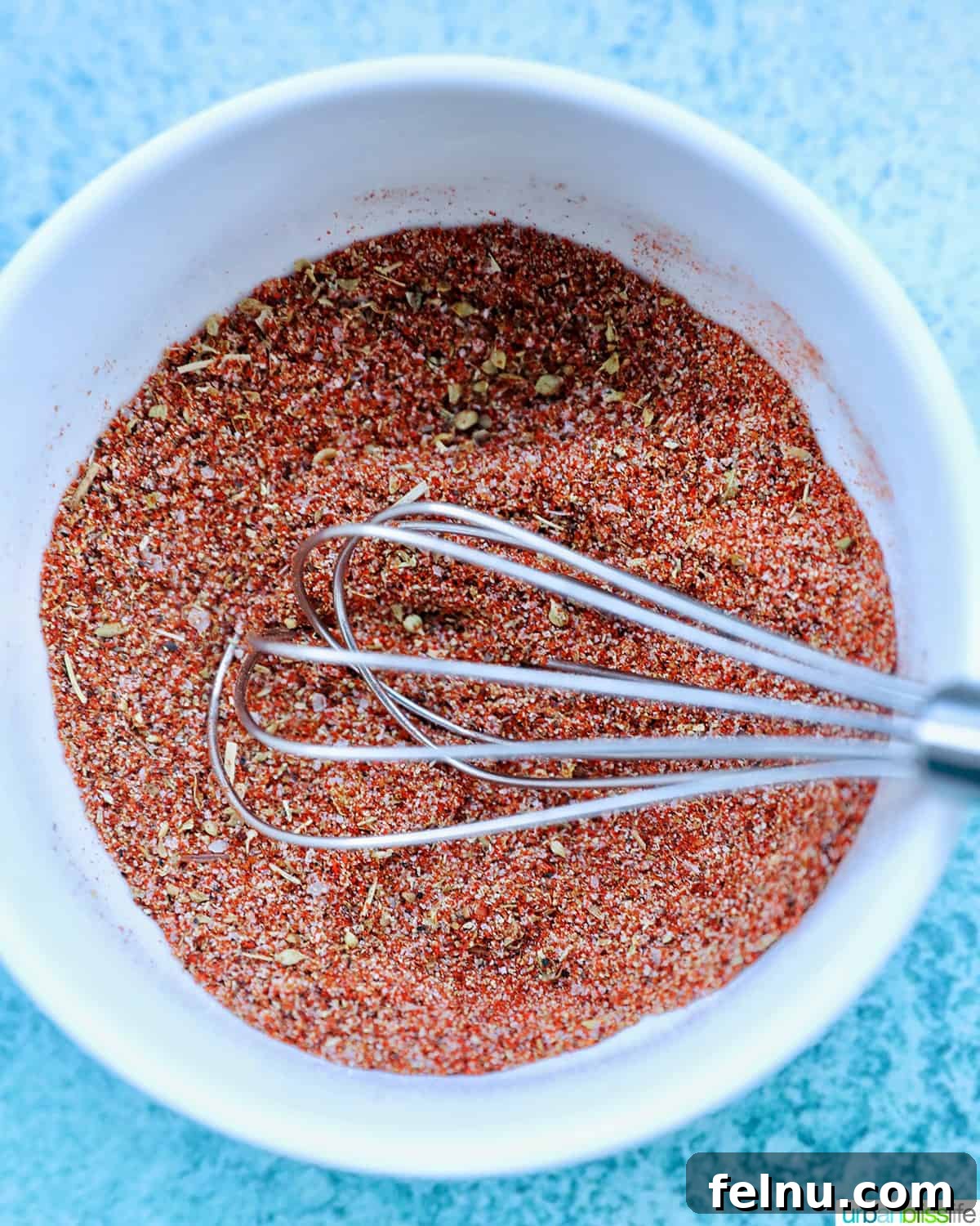 Homemade Fajita Magic 6 Whisking Together Homemade Fajita Seasoning
