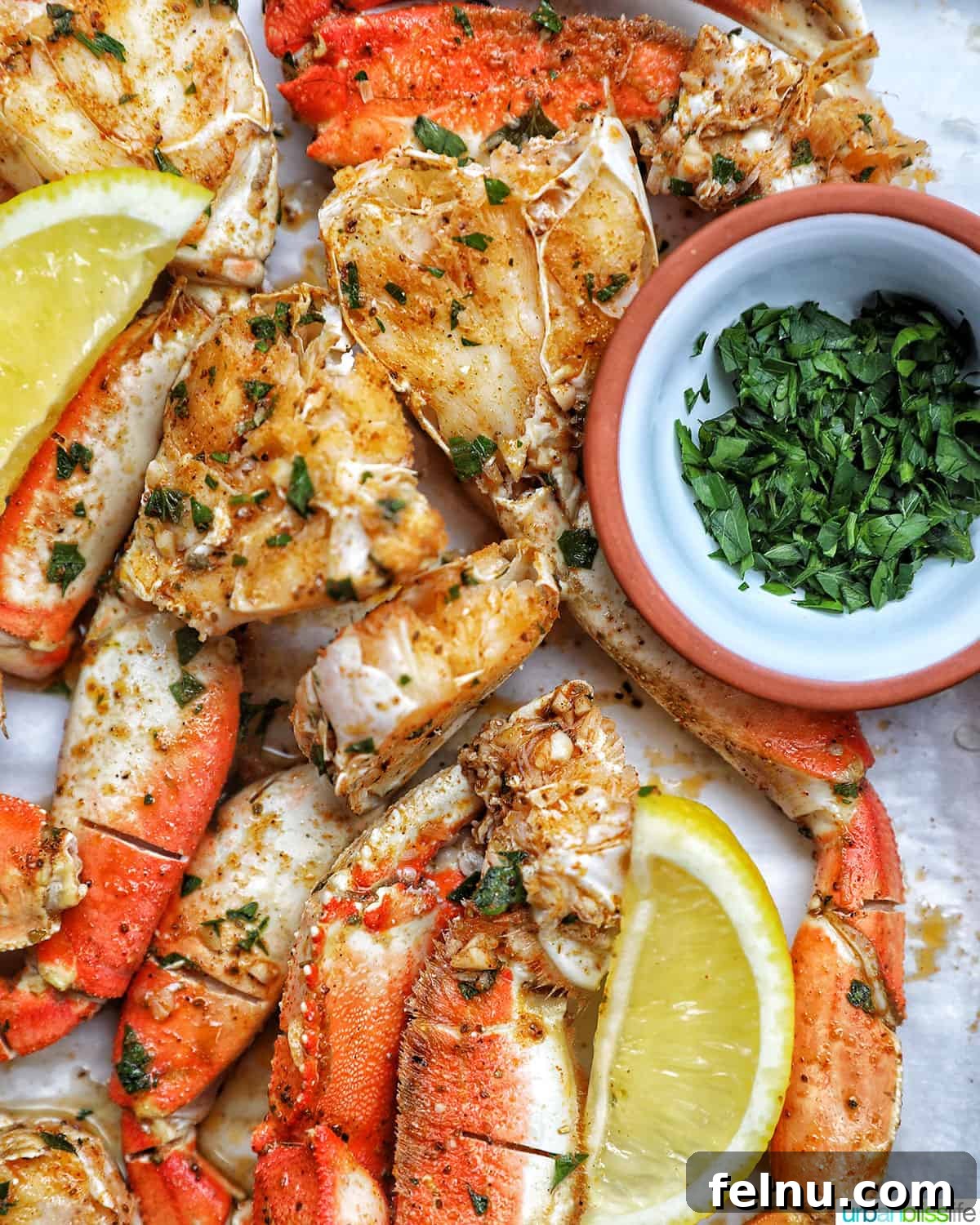 Air Fryer Crab Legs Delight 11 Air Fryer Crab Legs with Parsley