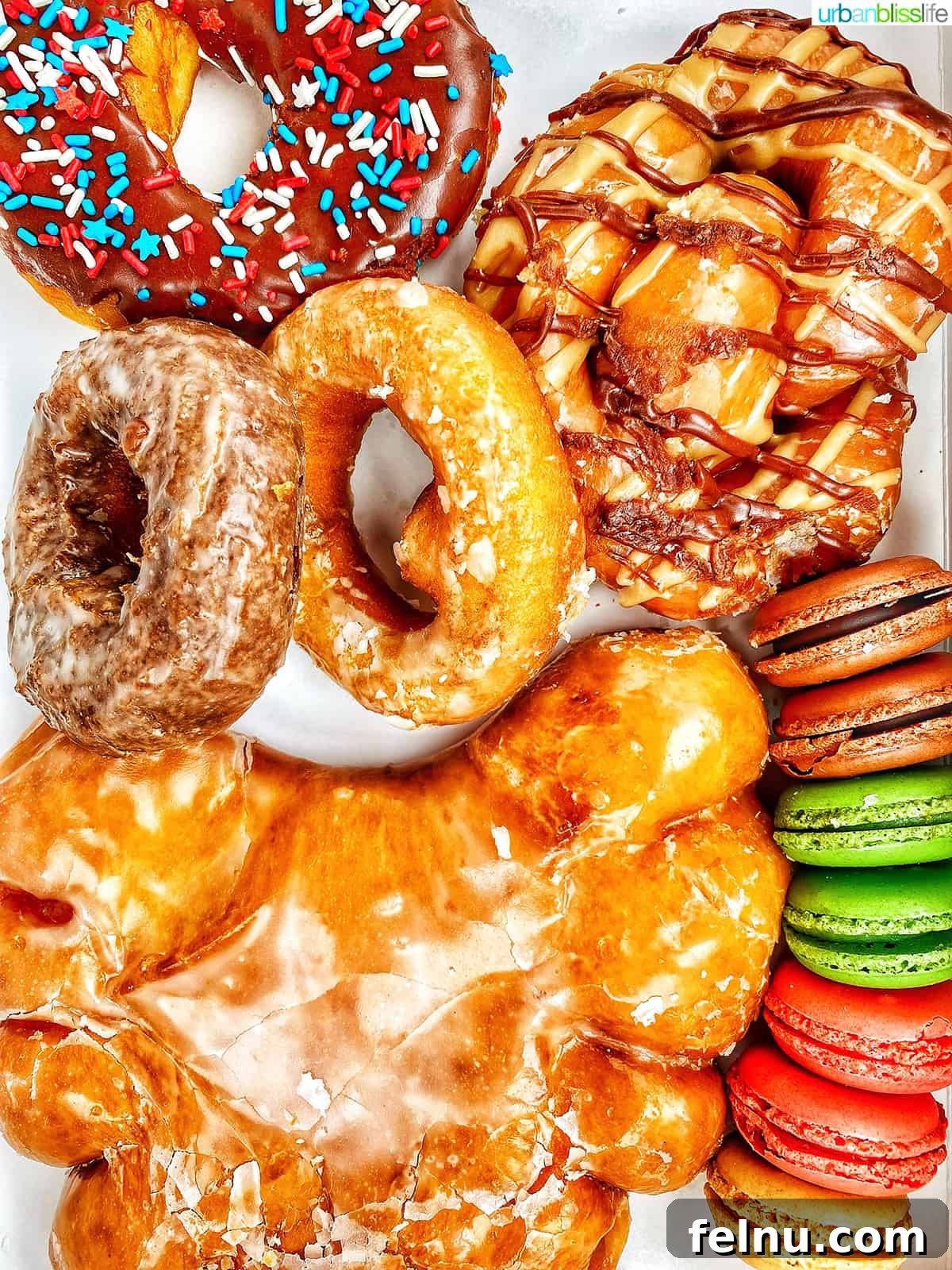 Bandon, Oregon: Your Ultimate Travel Guide 14 Donut display at Sugar Shack in Reedsport, Oregon