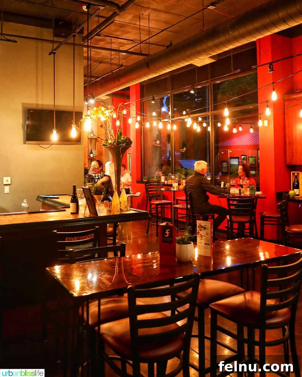 Fullerton Uncorked 8 The inviting interior of Fullerton Wine Bar, showcasing its cozy and modern aesthetic with comfortable seating.