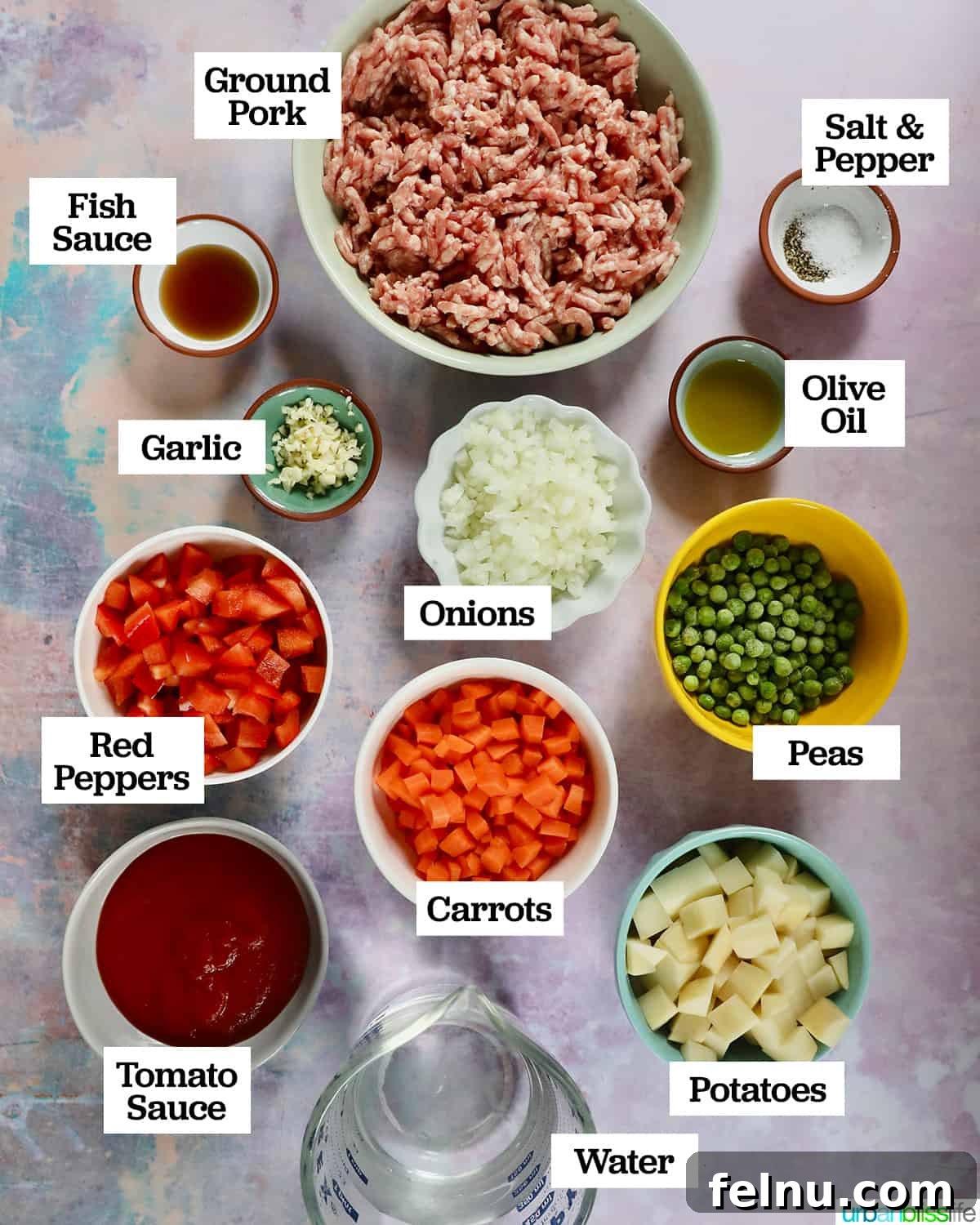 Ground Pork Menudo 3 Ingredients for ground pork menudo