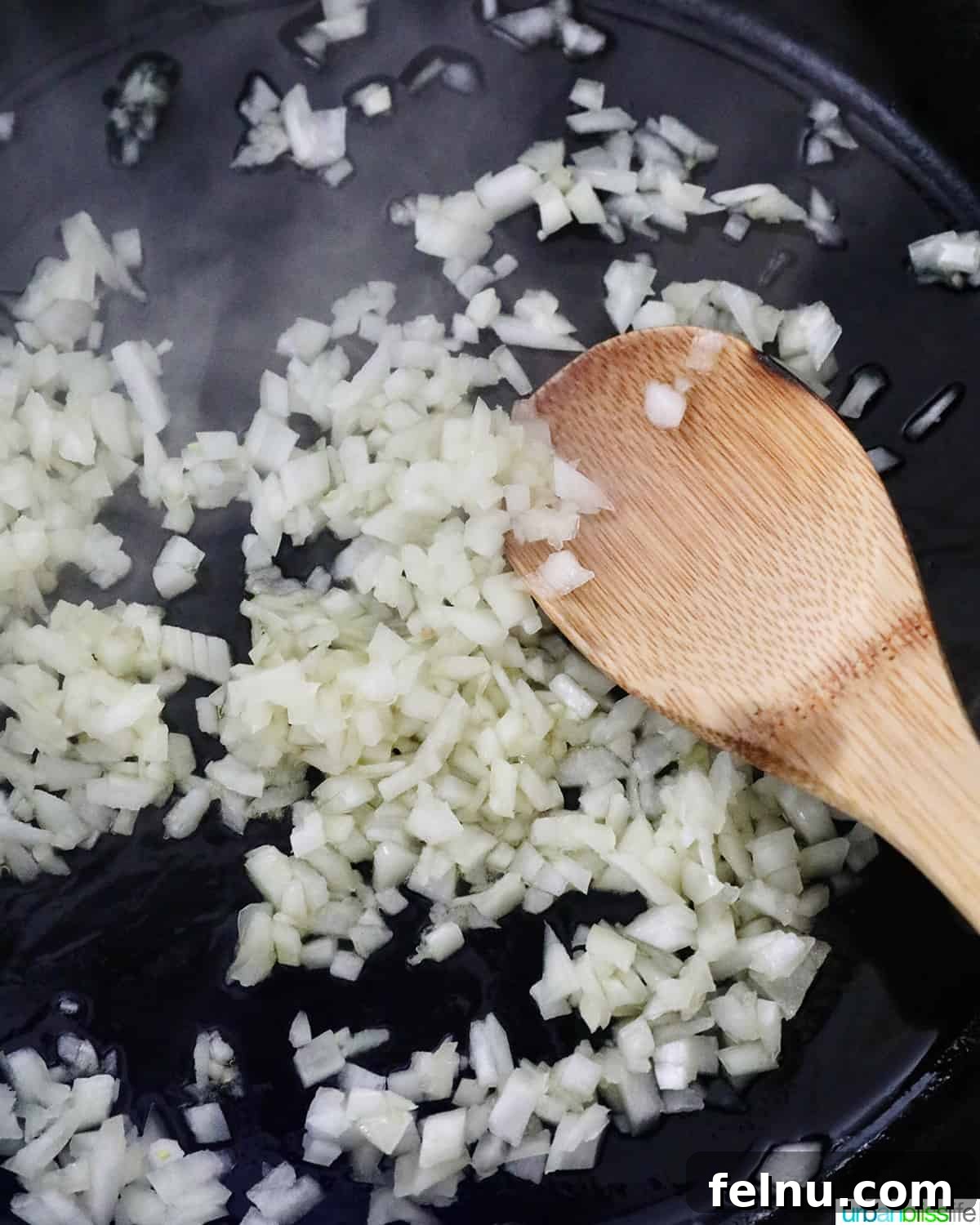 Ground Pork Menudo 4 Sautéing garlic and onions