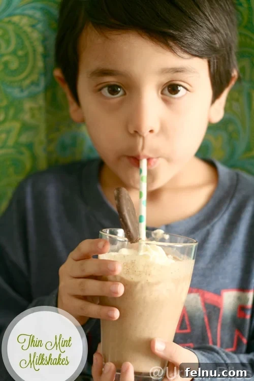 Girl Scout Thin Mint Milkshake: A Delicious Twist on a Classic Treat 5 Girl Scout Cookies Thin Mint Milkshake Recipe