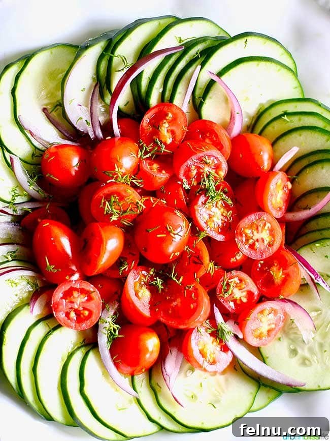 Cucumber Tomato Salad