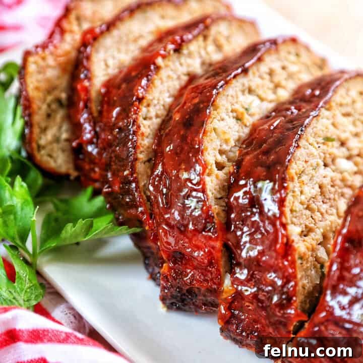 Glazed air fryer meatloaf