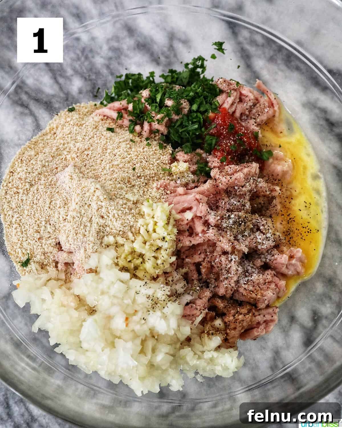 Air Fryer Meatloaf Magic 5 Mixing meatloaf ingredients