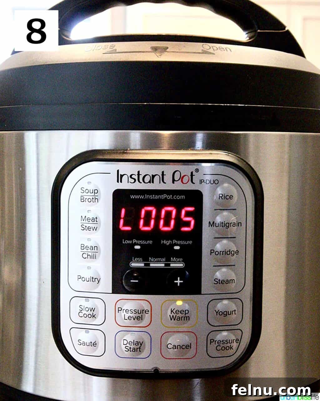 Instant Pot Chicken Thigh Recipe: Quick, Easy, and Delicious 13 Instant Pot showing the Natural Release time