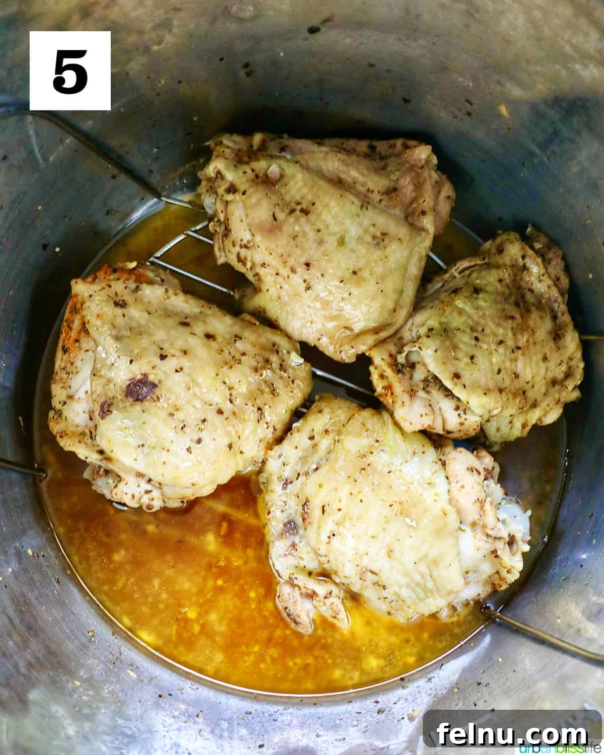 Instant Pot Chicken Thigh Recipe: Quick, Easy, and Delicious 10 Chicken thighs cooking in the Instant Pot