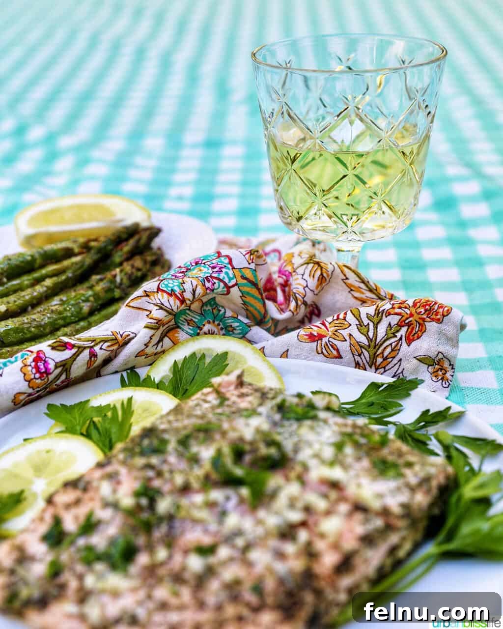 Wine with Grilled Asparagus and Salmon
