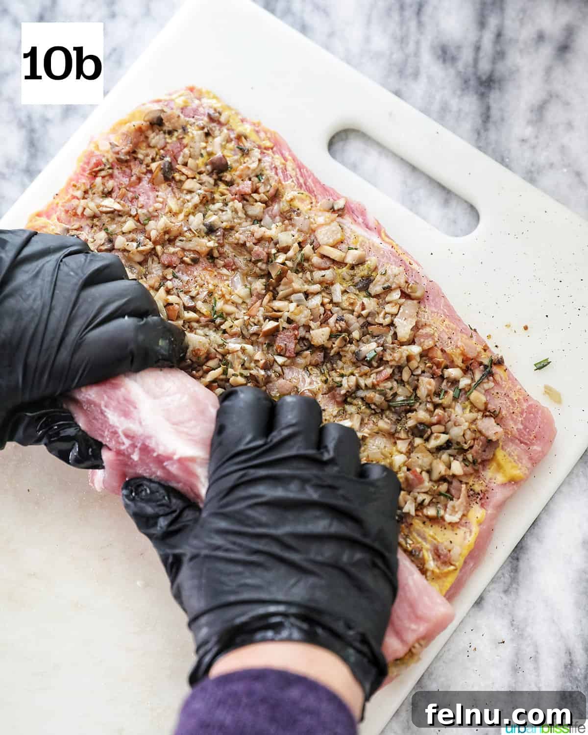 Instant Pot Pork Loin: A Flavorful One-Pot Wonder 16 Finishing rolling the stuffed pork loin