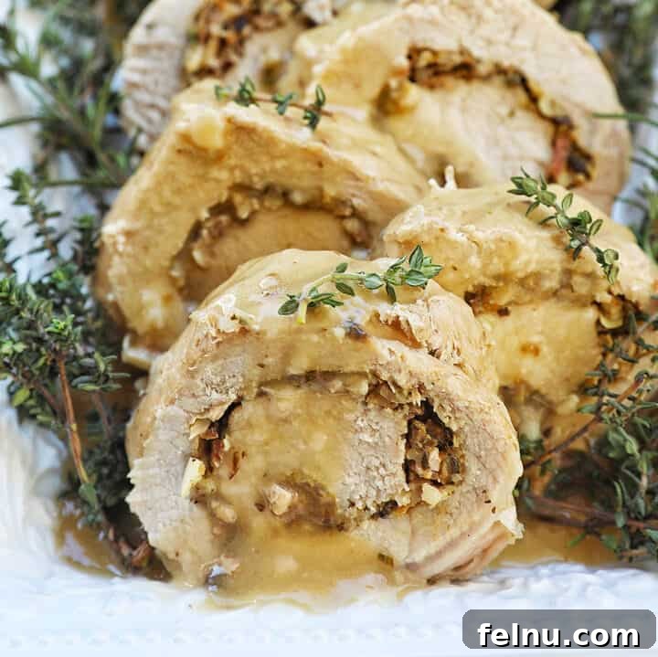 Instant Pot Stuffed Pork Loin Roast