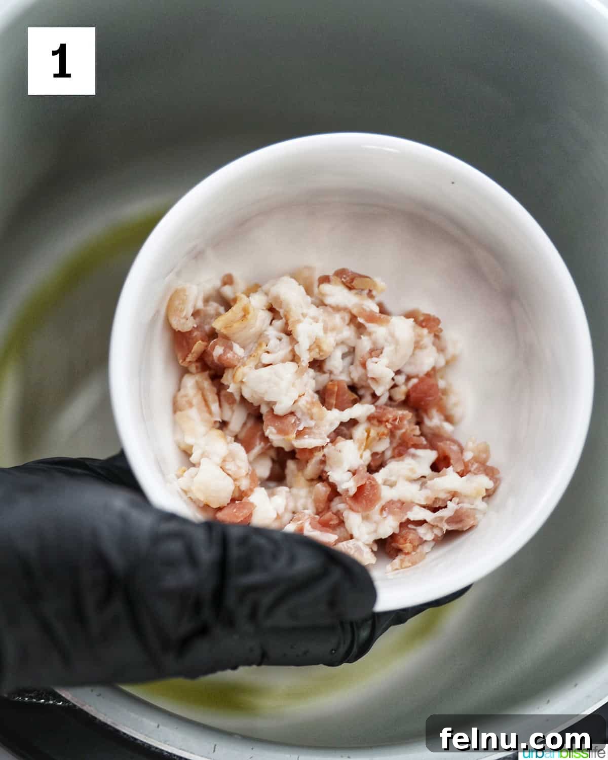 Instant Pot Pork Loin: A Flavorful One-Pot Wonder 5 Adding bacon to the Instant Pot
