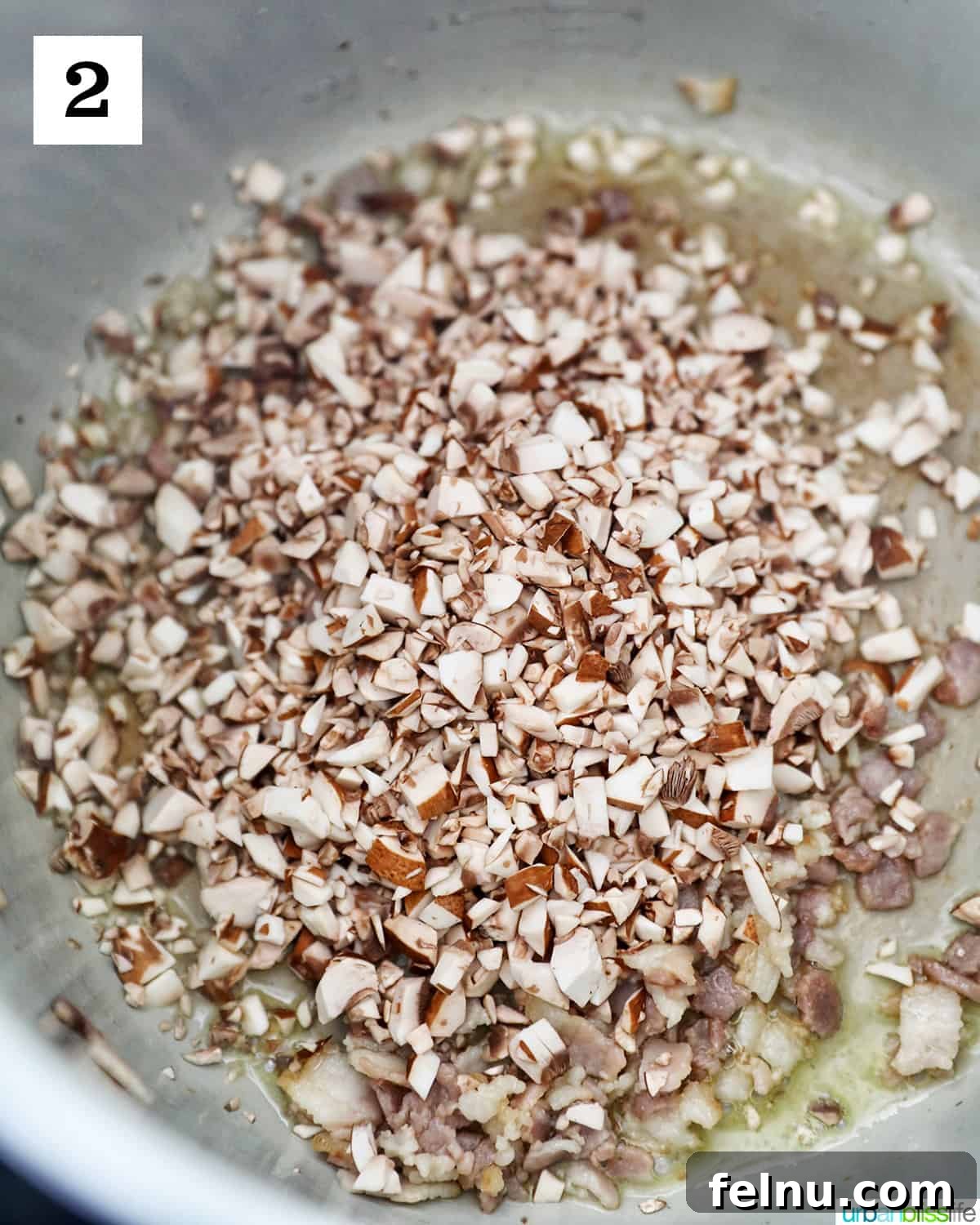 Instant Pot Pork Loin: A Flavorful One-Pot Wonder 6 Sautéing mushrooms in the Instant Pot
