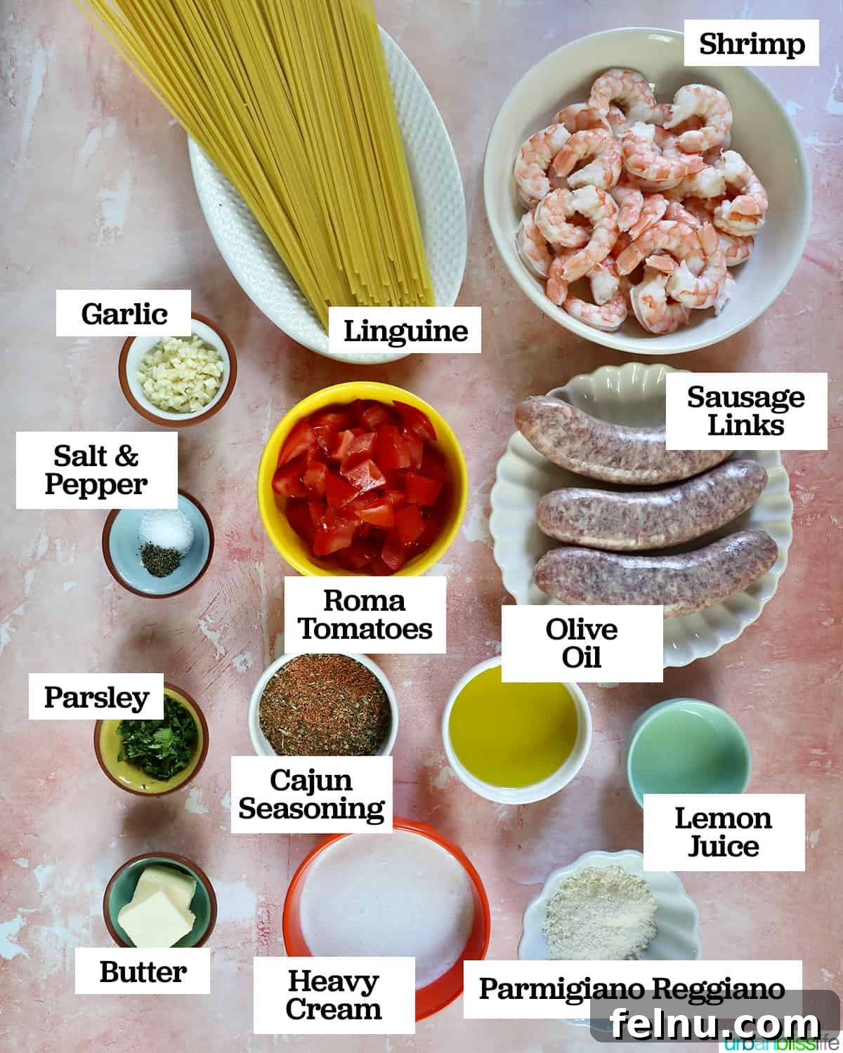 Savory Seafood & Sausage Skillet 4 Ingredients for Shrimp and Sausage Pasta