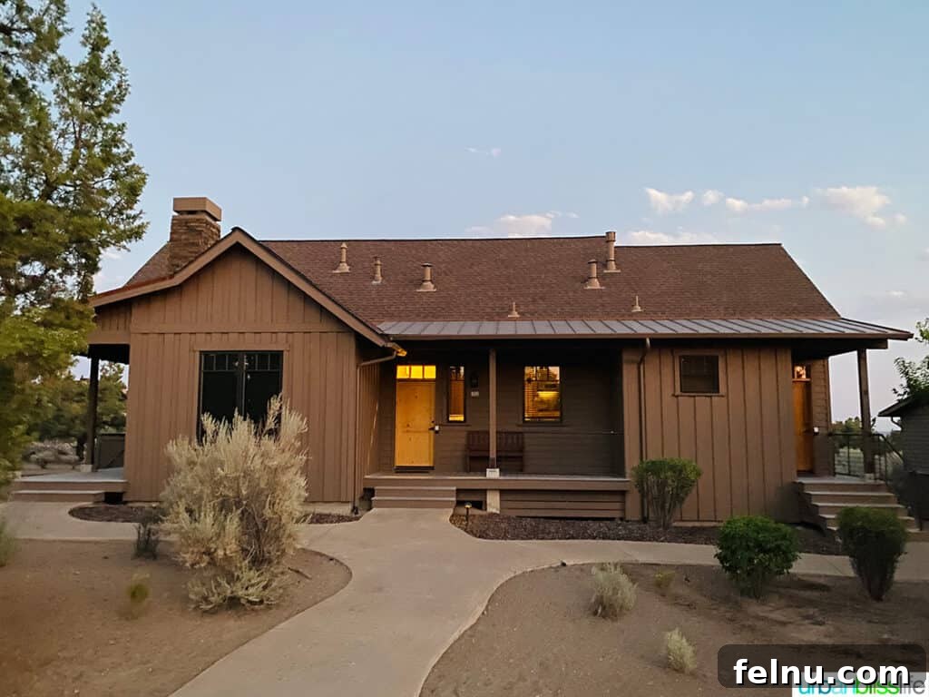Brasada Ranch: A High Desert Haven 4 Charming cabin exterior at Brasada Ranch