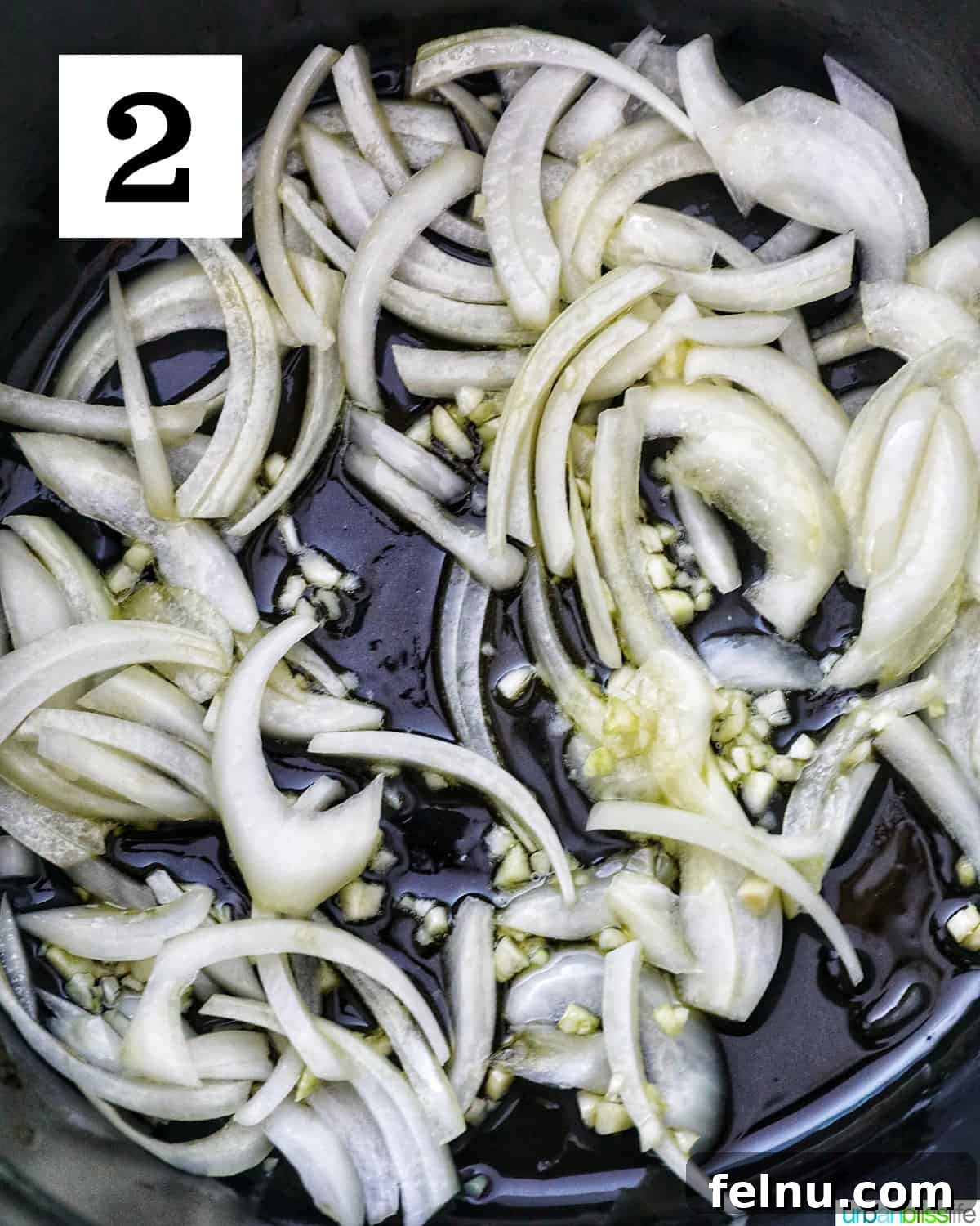 Hearty Filipino Beef Stew: Mechado 5 Cooking onions and garlic