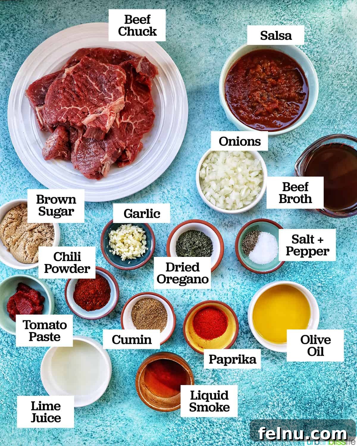 Slow-Cooker Fiesta Shredded Beef 4 Ingredient bowls for Instant Pot Mexican shredded beef.