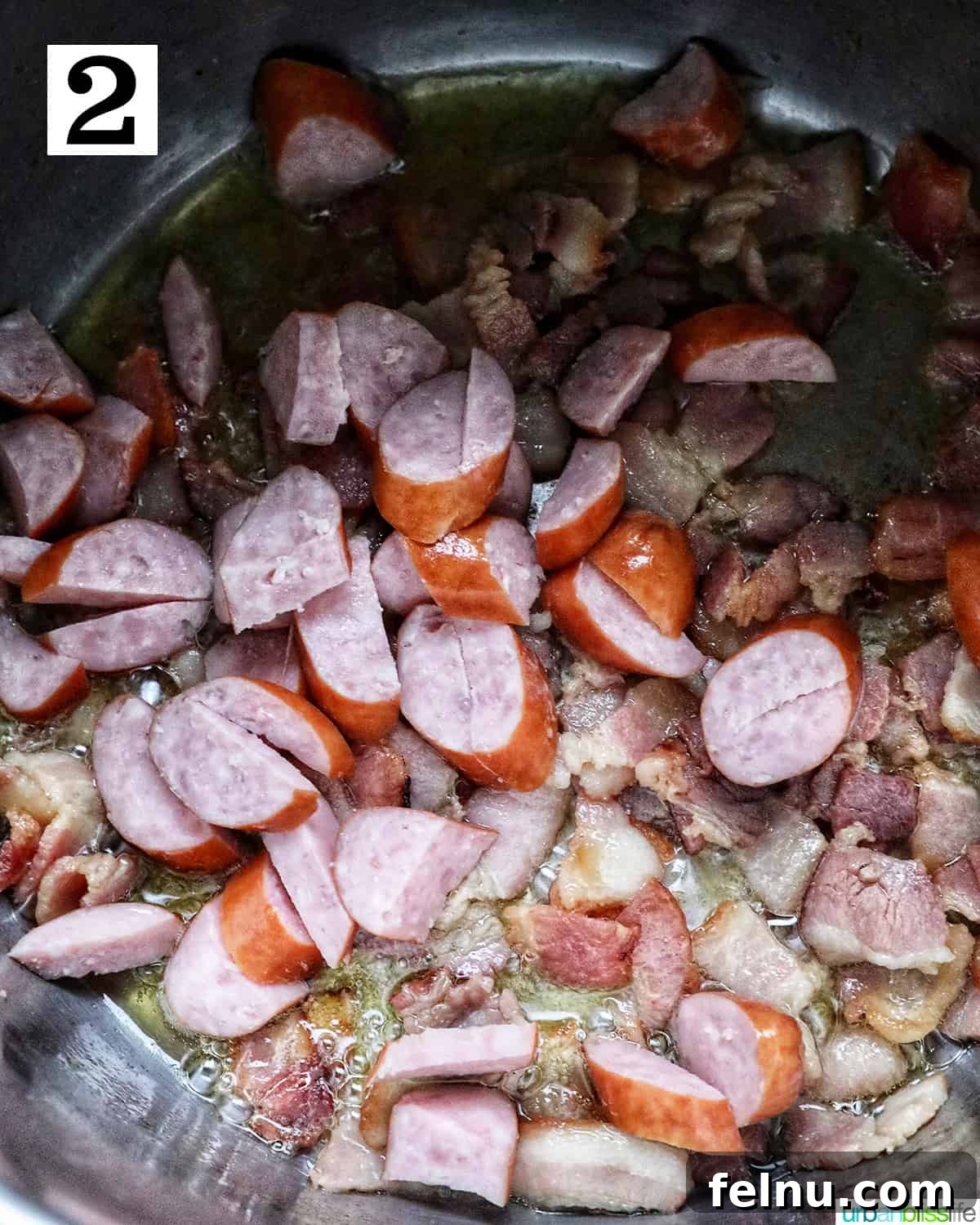 Quick Instant Pot Black Eyed Peas Soak Free 6 sausage in an instant pot.