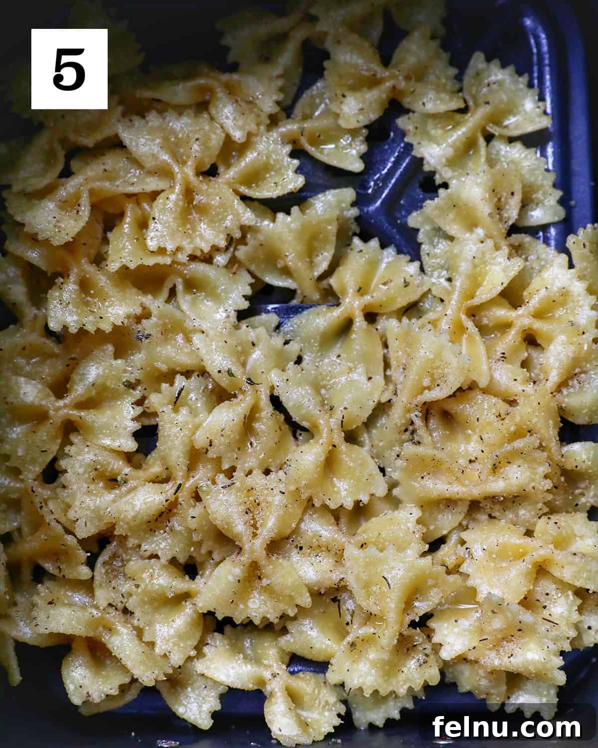 Air Fryer Pasta Chips
Crispy Air-Fried Pasta Snacks 9 Air Fryer Pasta Chips in an air fryer basket.