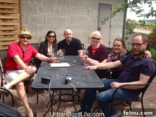 Washington's Tri-Cities: Where Wine Meets the Desert 11 Group enjoying wine tasting at Hightower Cellars