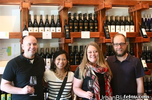 Washington's Tri-Cities: Where Wine Meets the Desert 7 Group posing at Badger Mountain Vineyard