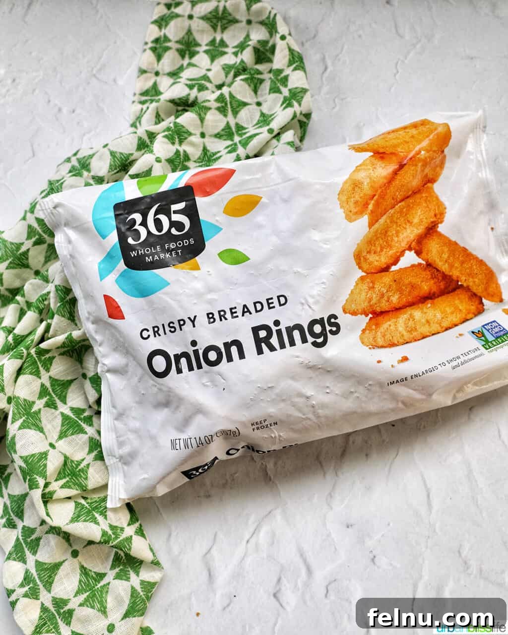 Air Fryer Frozen Onion Rings: Crispy Perfection 4 Package of 365 Whole Foods Market Frozen Onion Rings
