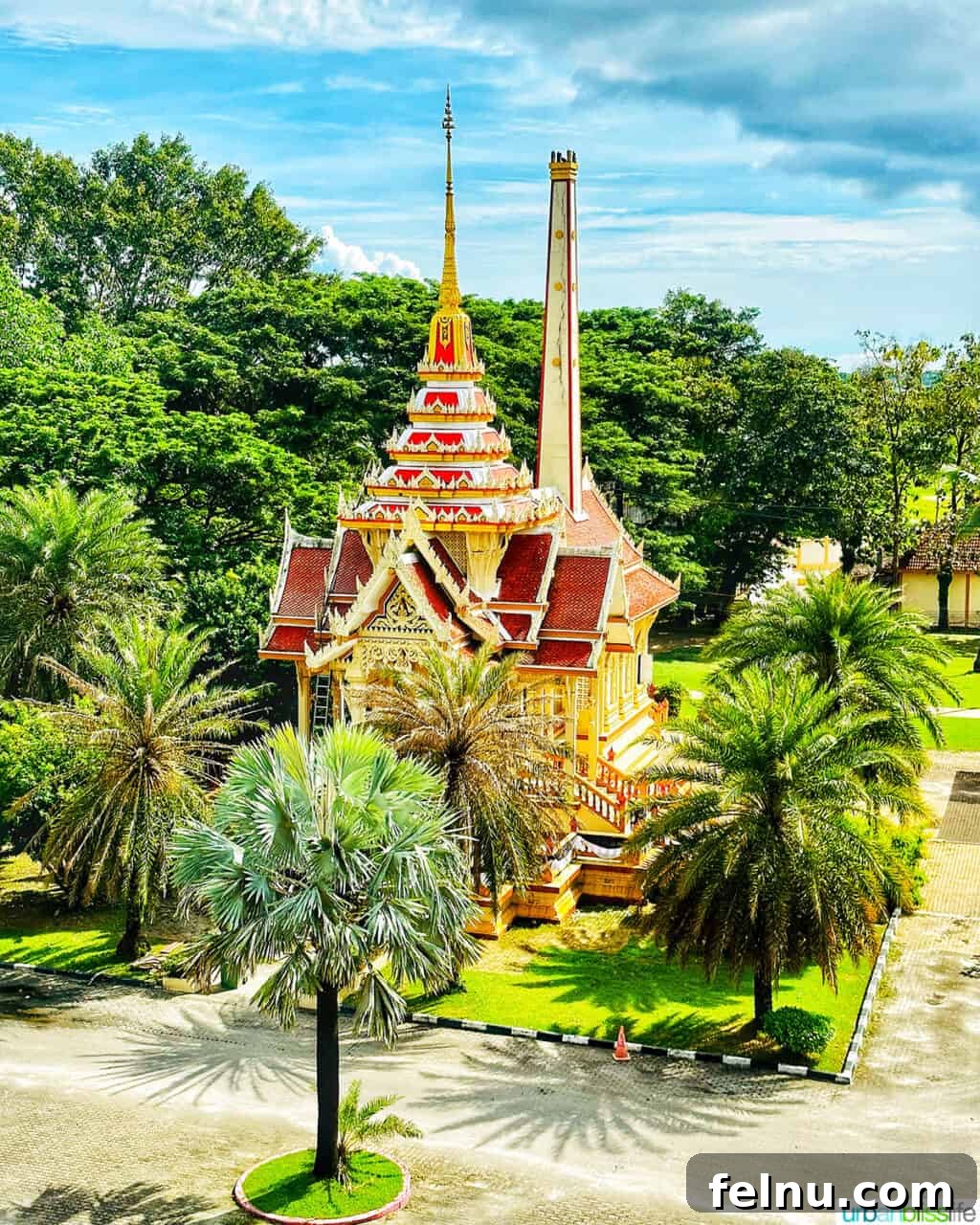Wat Chalong Temple: A Spiritual Journey in Phuket 7 Another stunning building on the grounds of Wat Chalong Temple.