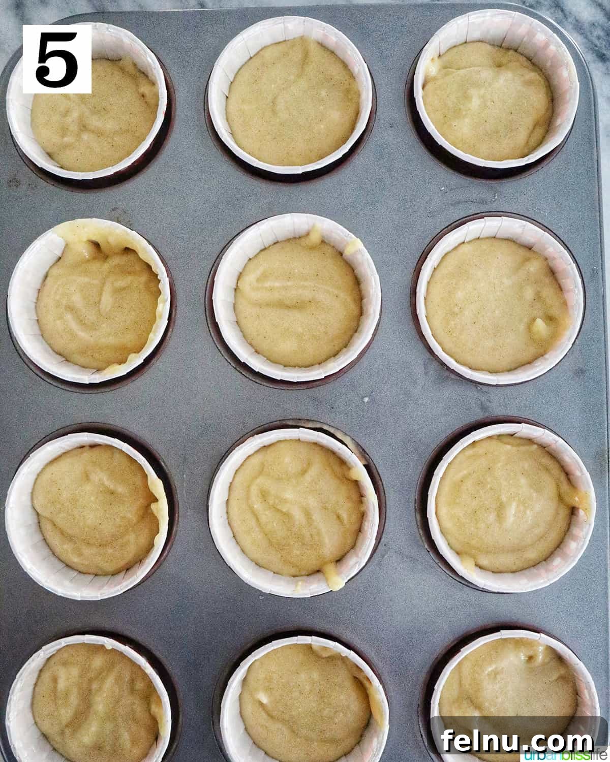 Fiery Cupcakes 12 Cupcake liners filled with batter