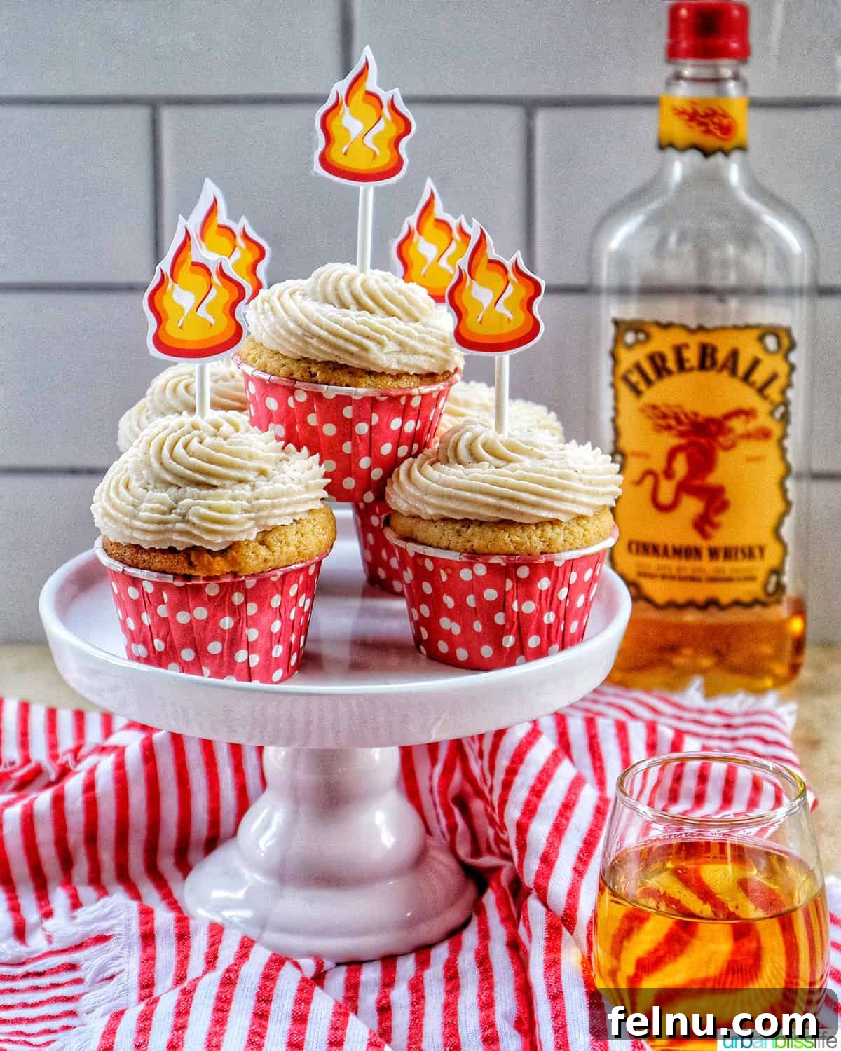 Fiery Cupcakes 3 Another view of Fireball Cupcakes