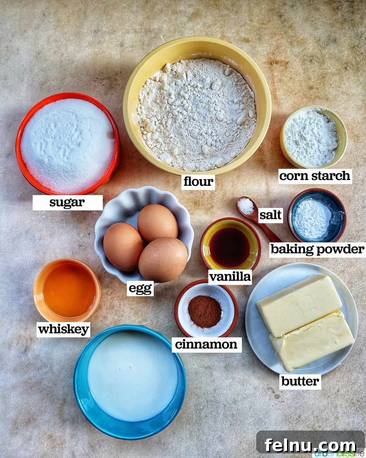 Fiery Cupcakes 4 Fireball Cupcake Ingredients
