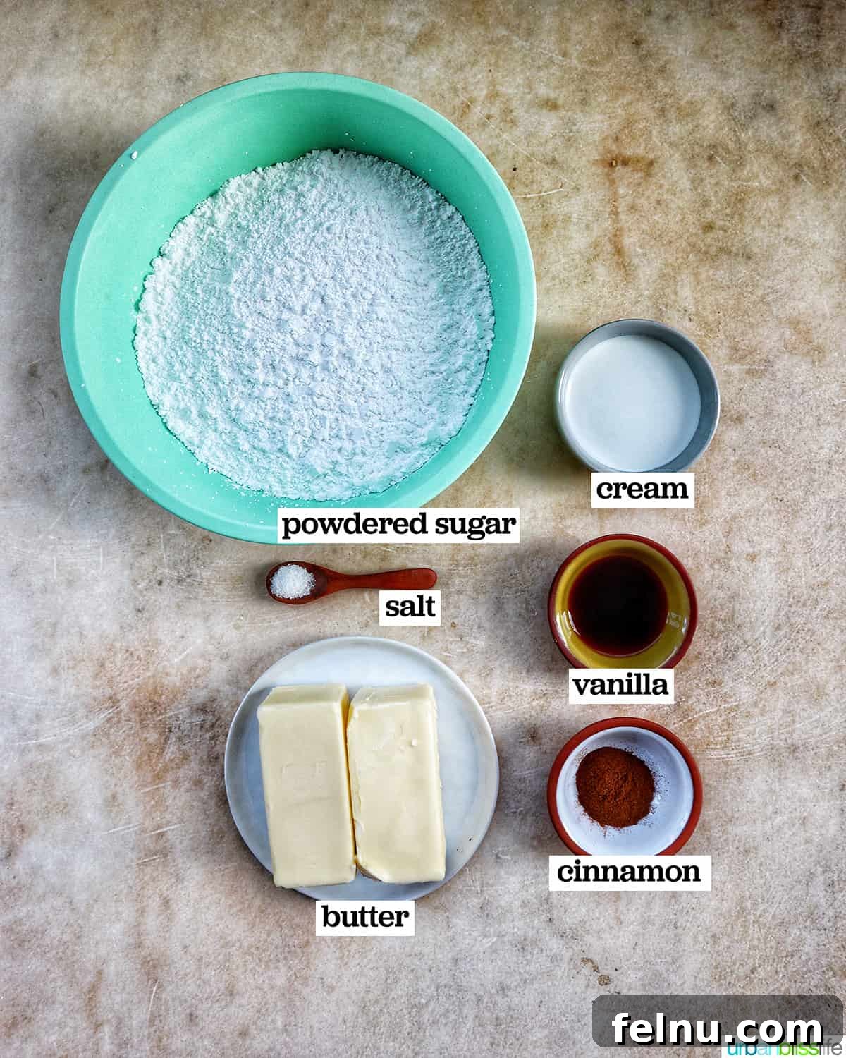 Fiery Cupcakes 5 Cinnamon Buttercream Frosting Ingredients