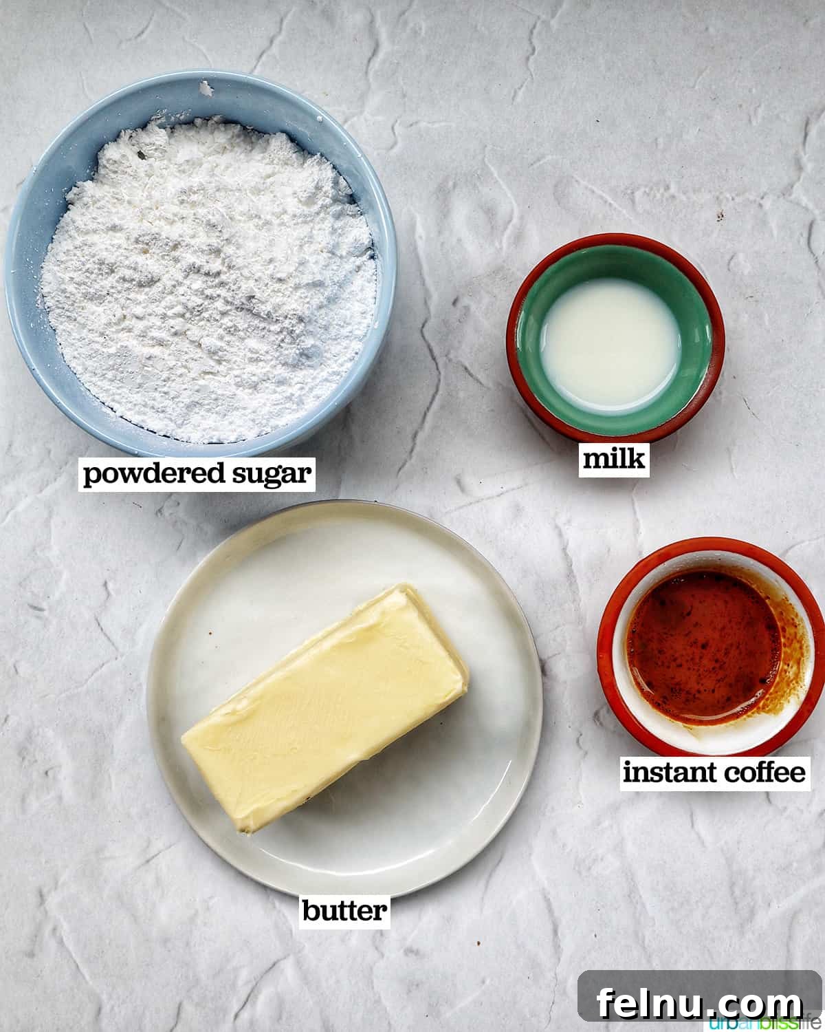 Coffee Walnut Cake 5 Ingredients for Coffee Buttercream Frosting